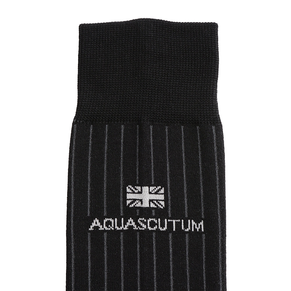 Aquascutum アクアスキュータム ソックス スマートストライプ - ビジネスソックス  RENOWNINX ONLINE SHOP