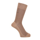Aquascutum アクアスキュータム ソックス スマートヘリンボーン - ビジネスソックス Brown / 25-27 RENOWNINX ONLINE SHOP