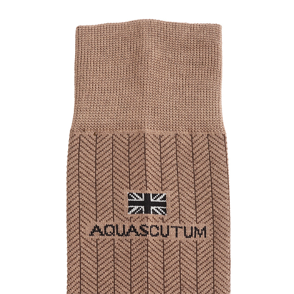 Aquascutum アクアスキュータム ソックス スマートヘリンボーン - ビジネスソックス  RENOWNINX ONLINE SHOP
