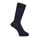 Aquascutum アクアスキュータム ソックス リブリンクス - ビジネスソックス Navy / 25-27 RENOWNINX ONLINE SHOP