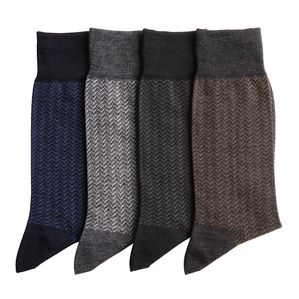 Aquascutum アクアスキュータム ソックス ヘリンボーン - ビジネスソックス  RENOWNINX ONLINE SHOP
