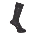 Aquascutum アクアスキュータム ソックス 小紋 - ビジネスソックス Charcoal Gray / 25-27 RENOWNINX ONLINE SHOP