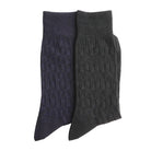 Aquascutum アクアスキュータム ソックス ウールミックス 幾何リンクス - ビジネスソックス  RENOWNINX ONLINE SHOP