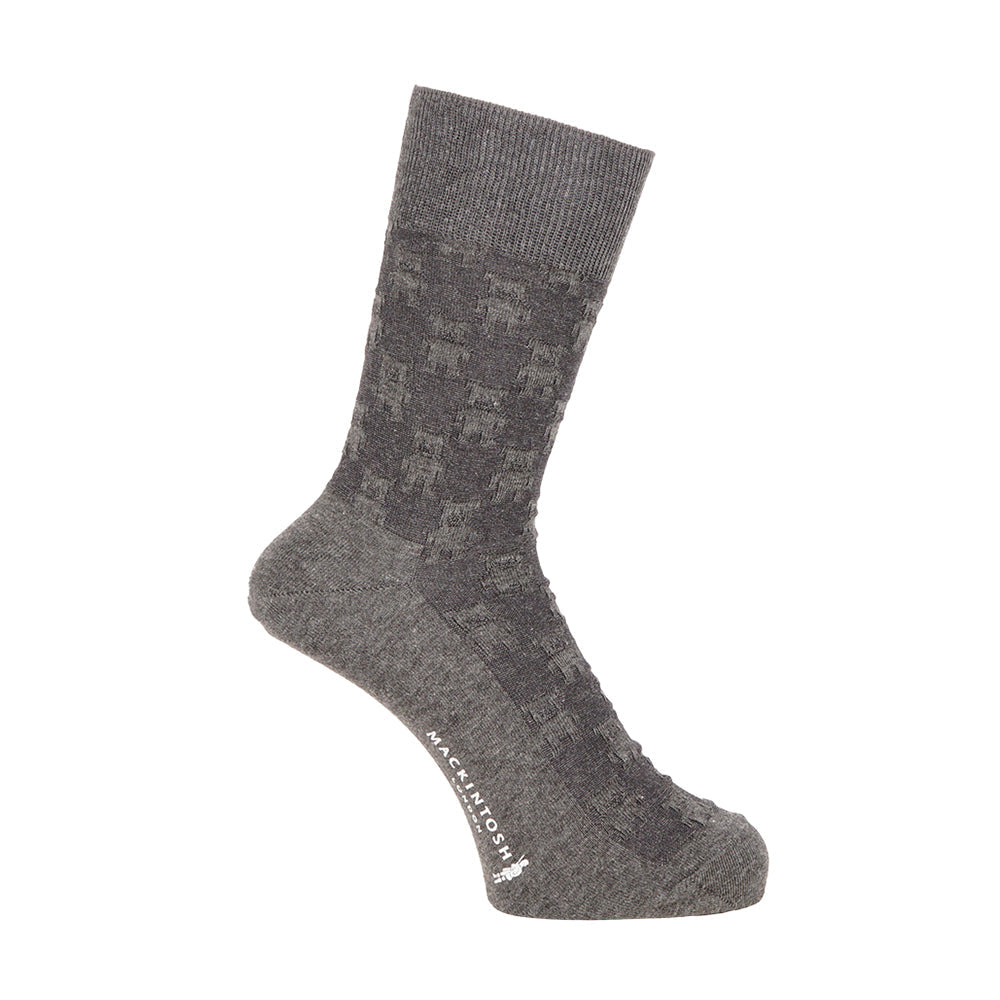 MACKINTOSH LONDON マッキントッシュ ロンドン ソックス ホーンドベアリンクス22cm丈 - カジュアルソックス Charcoal Gray / 25-27 RENOWNINX ONLINE SHOP