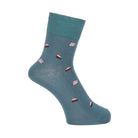 Aquascutum アクアスキュータム ニューライン ソックス アフターヌーンティハーフ丈 - カジュアルソックス Green / 25-27 RENOWNINX ONLINE SHOP
