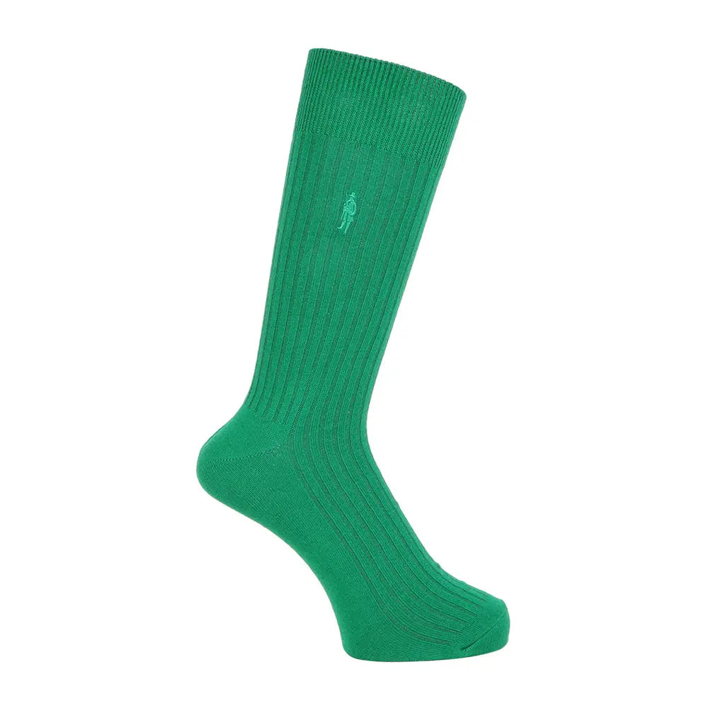 MACKINTOSH LONDON マッキントッシュ ロンドン ソックス ワンポイント刺繍 - カジュアルソックス Green / 25-27 RENOWNINX ONLINE SHOP