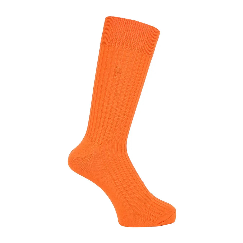 MACKINTOSH LONDON マッキントッシュ ロンドン ソックス ワンポイント刺繍 - カジュアルソックス Orange / 25-27 RENOWNINX ONLINE SHOP