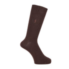 MACKINTOSH LONDON マッキントッシュ ロンドン ソックス ワンポイント刺繍 - カジュアルソックス Dark Brown / 25-27 RENOWNINX ONLINE SHOP
