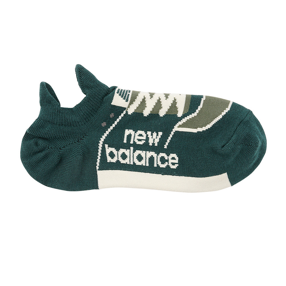 NEW BALANCE ニューバランス ソックス スニーカーデザイン - カジュアルソックス Green / 25-27 RENOWNINX ONLINE SHOP