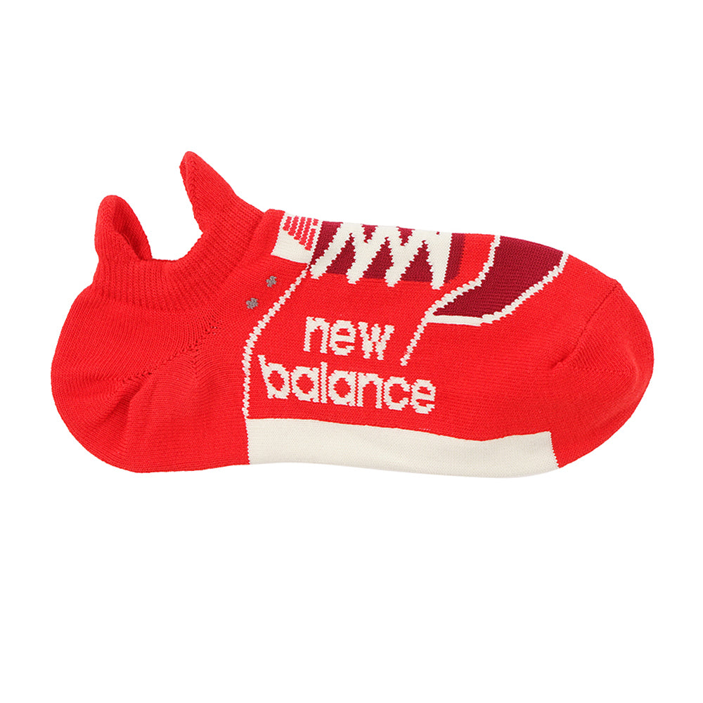 NEW BALANCE ニューバランス ソックス スニーカーデザイン - カジュアルソックス Red / 25-27 RENOWNINX ONLINE SHOP