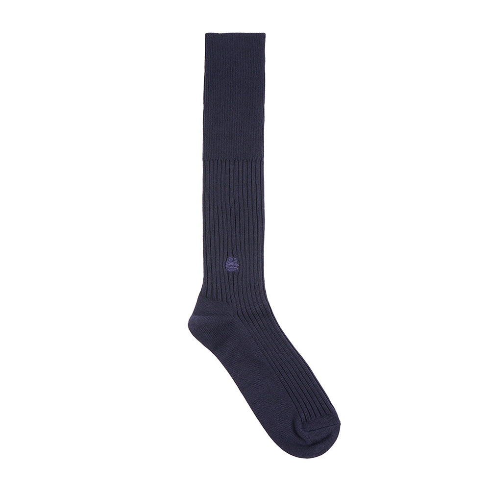 Aquascutum アクアスキュータム ソックス ワンポイント刺繍HS - ハイソックス  RENOWNINX ONLINE SHOP