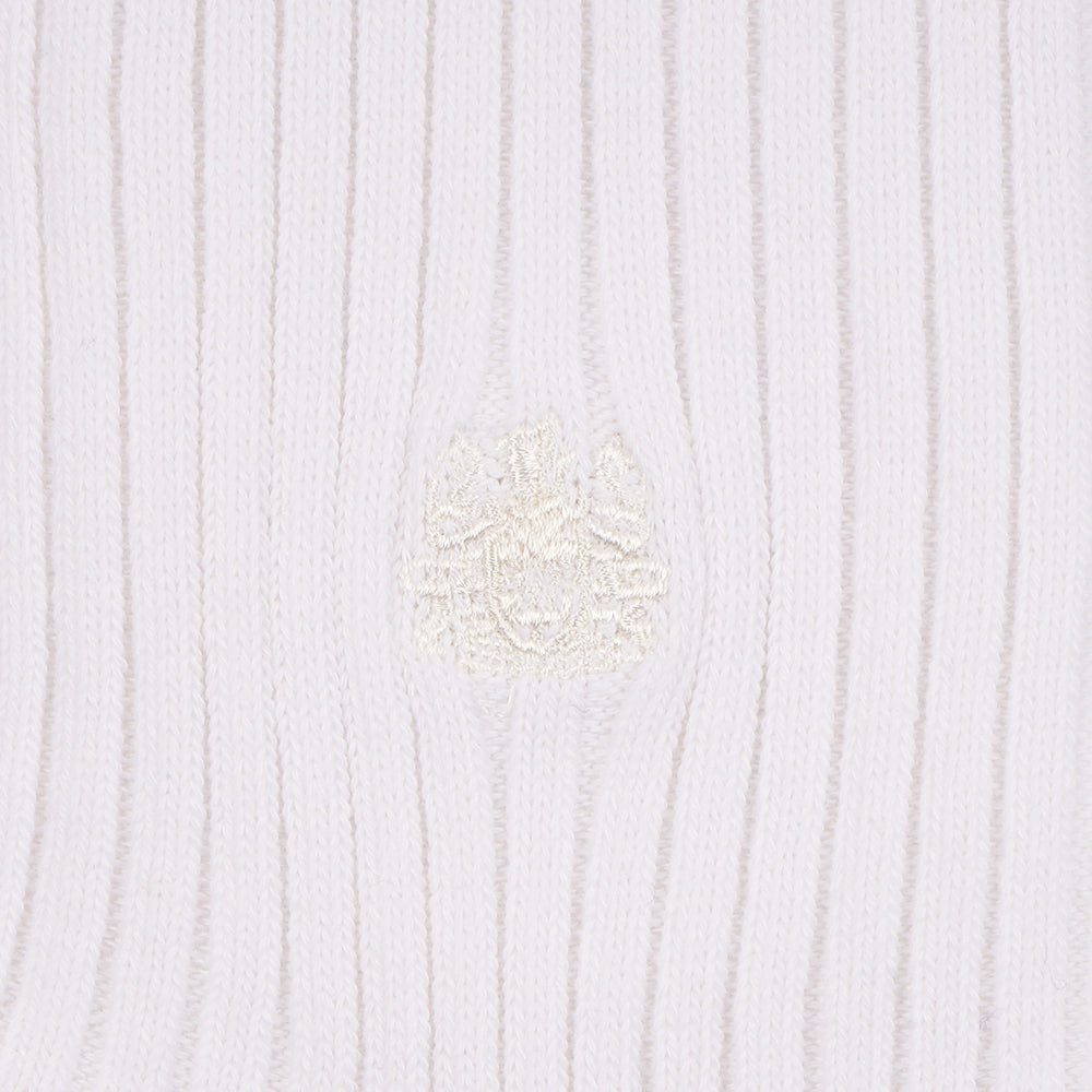 Aquascutum アクアスキュータム ソックス ワンポイント刺繍HS - ハイソックス  RENOWNINX ONLINE SHOP