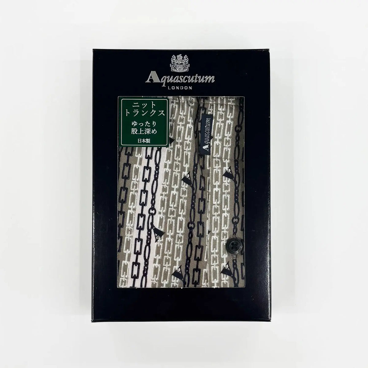 Aquascutum アクアスキュータム クラシックライン ニットトランクス 26AW 2本ゴム Aチェーン - パンツ  RENOWNINX ONLINE SHOP