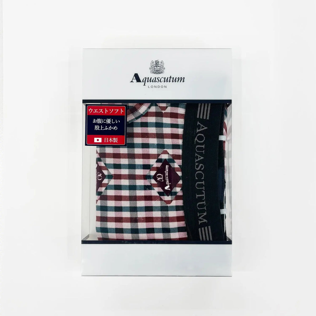 Aquascutum アクアスキュータムニューライン ボクサー 26AW AQクラブチェック - パンツ  RENOWNINX ONLINE SHOP