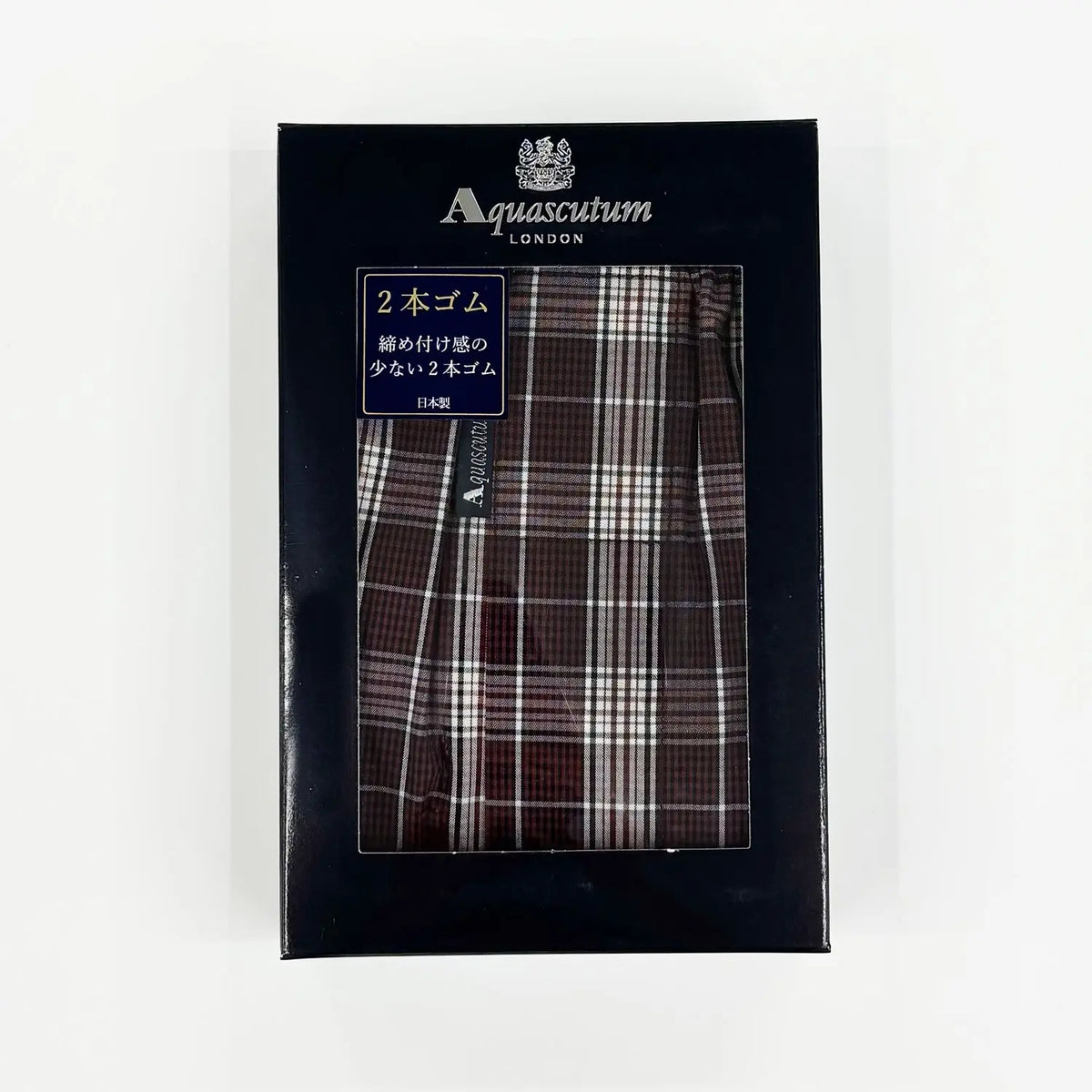 Aquascutum アクアスキュータムクラシックライン トランクス 26AW 2本ゴム チェックB - パンツ  RENOWNINX ONLINE SHOP