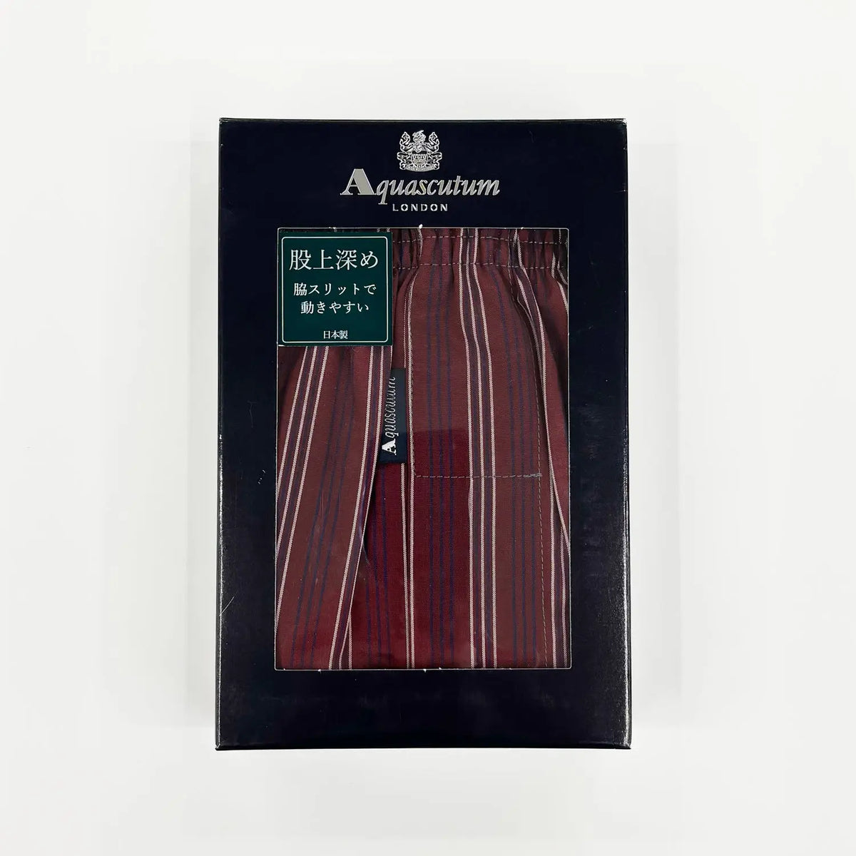 Aquascutum アクアスキュータムクラシックライン 裏打 トランクス 26AW ストライプB - パンツ  RENOWNINX ONLINE SHOP