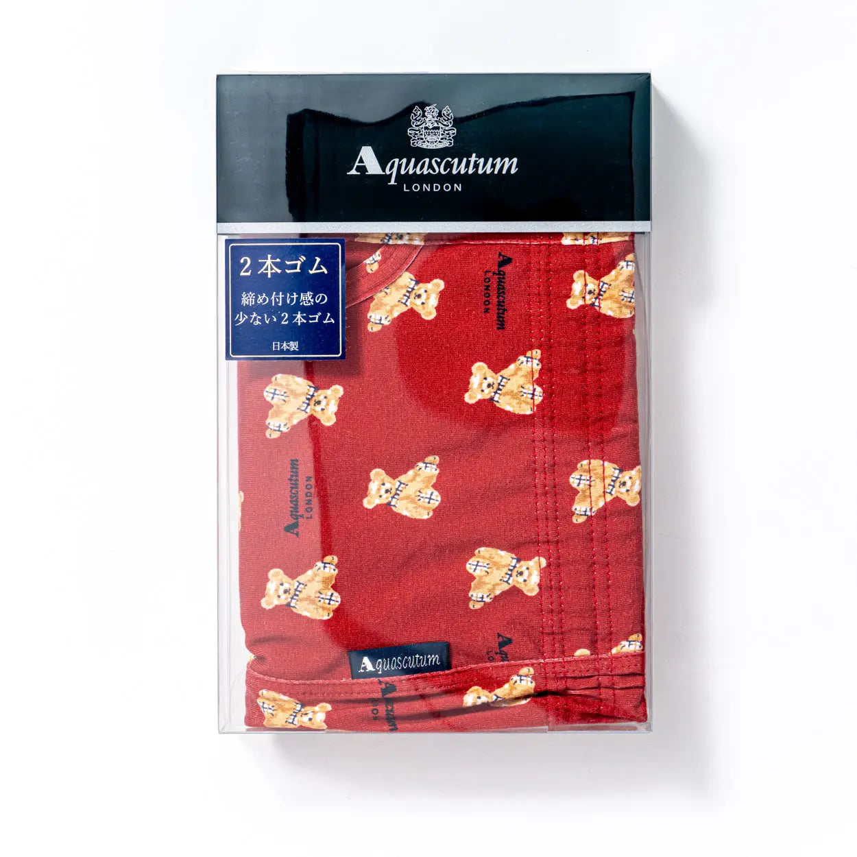 Aquascutum アクアスキュータム ボクサー 26SS 2本ゴム AQベア - パンツ  RENOWNINX ONLINE SHOP