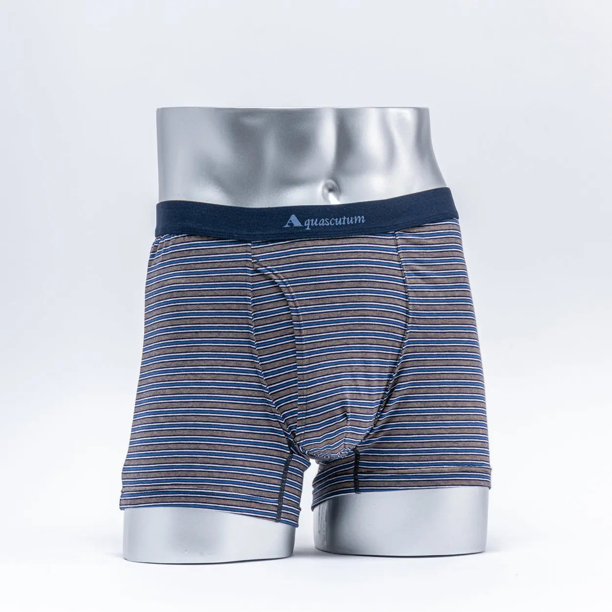 Aquascutum アクアスキュータム ニューライン ボクサー 26SS 先染めボーダー - パンツ  RENOWNINX ONLINE SHOP