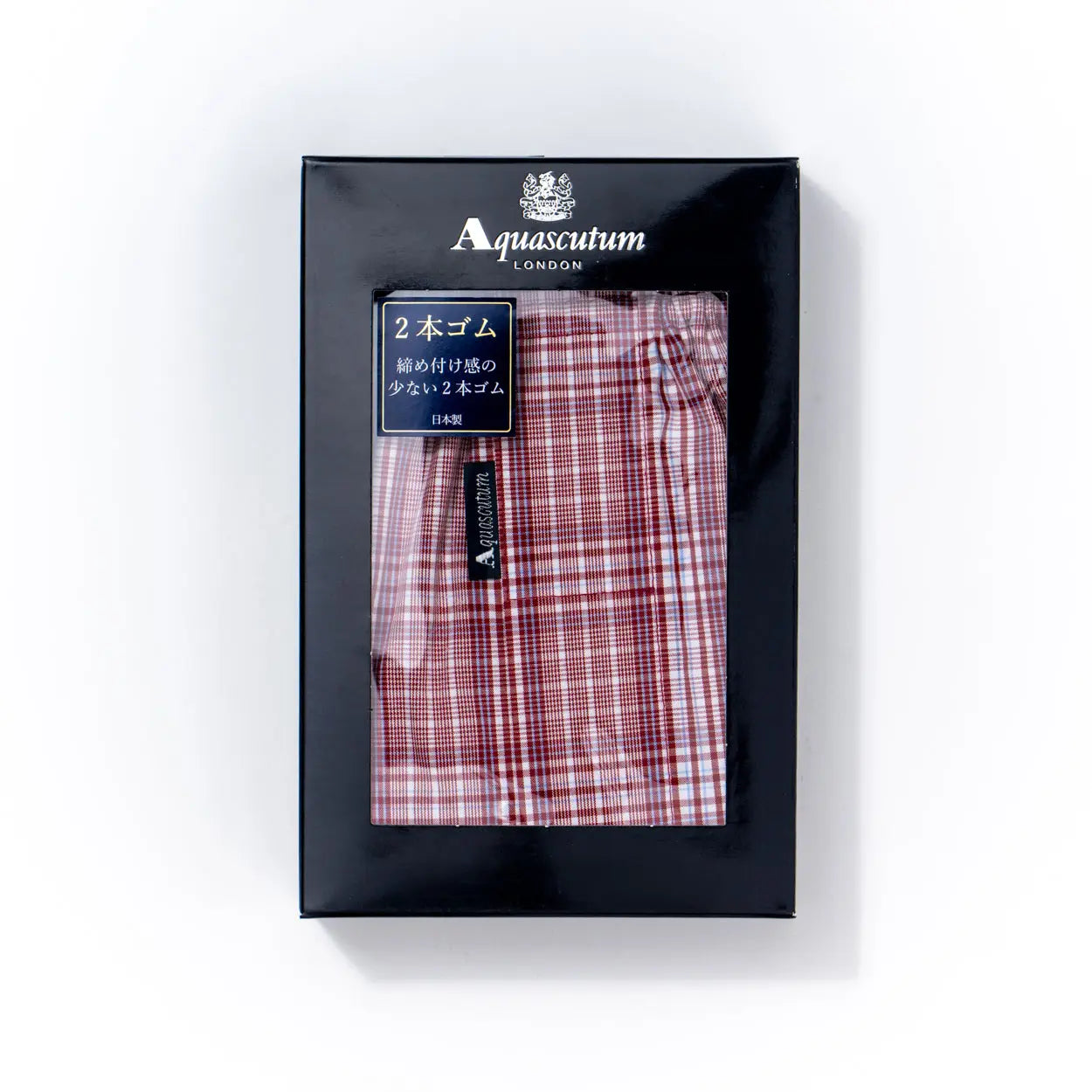 Aquascutum アクアスキュータム トランクス 26S 2本ゴム チェックA