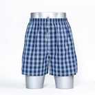 Aquascutum アクアスキュータム トランクス 26S チェックA 裏打ちゴム - パンツ Blue / L RENOWNINX ONLINE SHOP