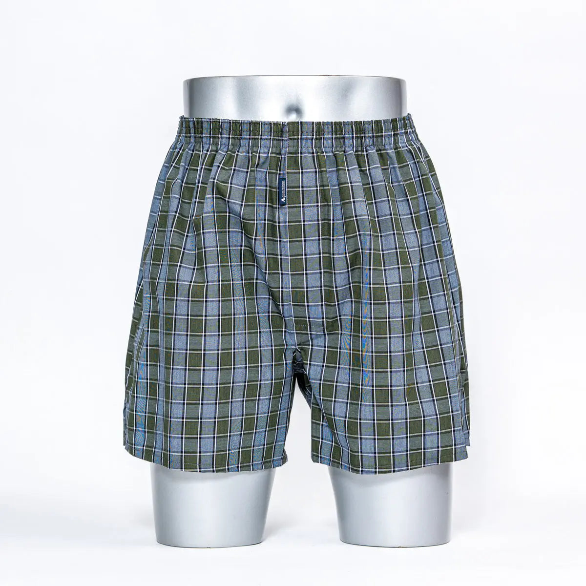 Aquascutum アクアスキュータム トランクス 26S チェックC 裏打ちゴム - パンツ Green / L RENOWNINX ONLINE SHOP