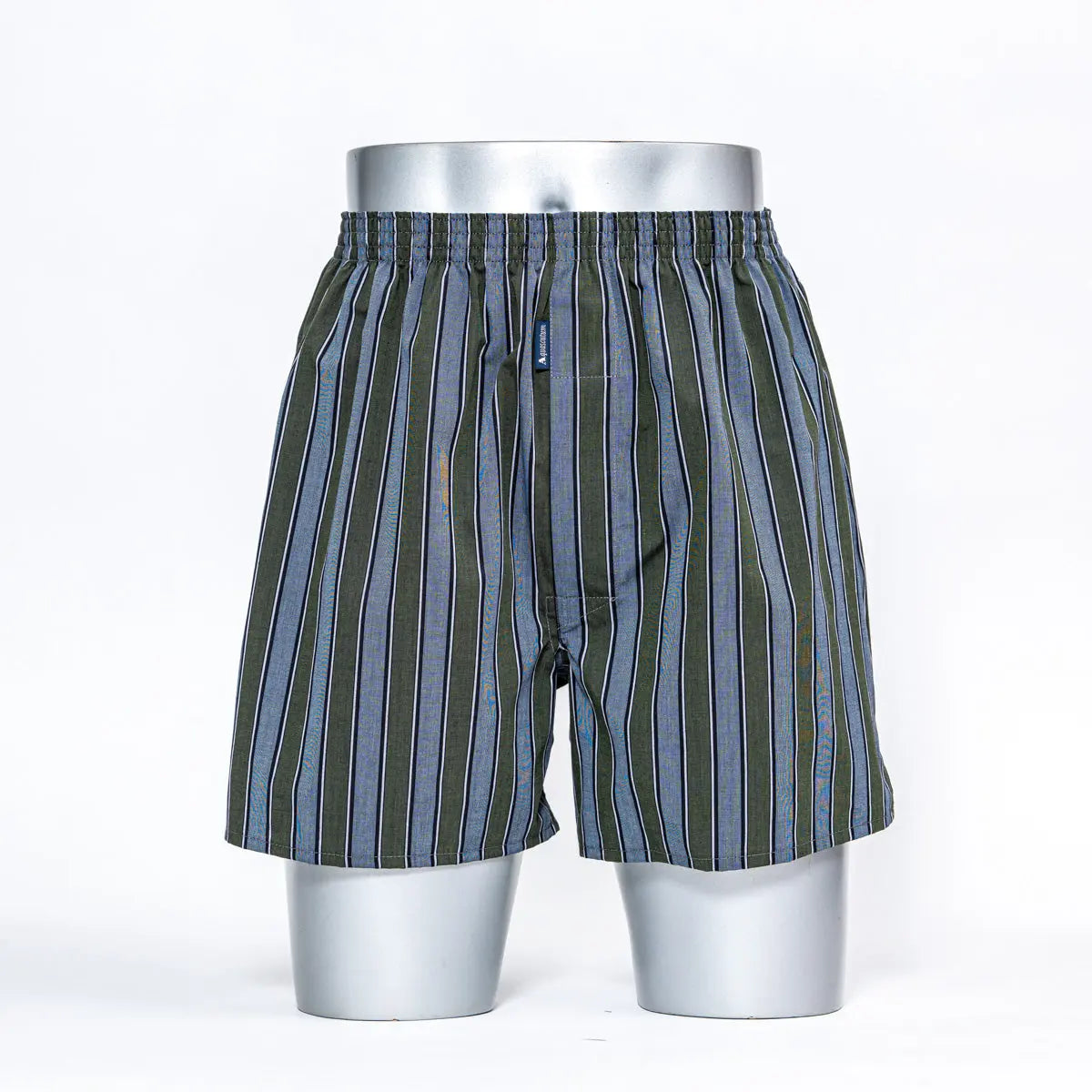 Aquascutum アクアスキュータム トランクス 26S ストライプC 裏打ちゴム - パンツ Green / L RENOWNINX ONLINE SHOP