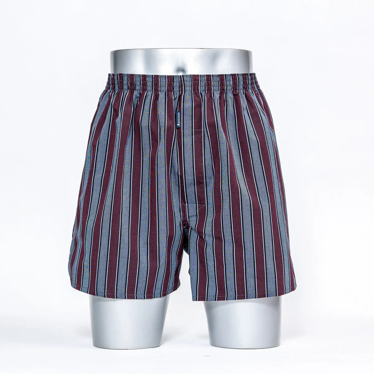 Aquascutum アクアスキュータム トランクス 26S ストライプC 裏打ちゴム - パンツ Wine / L RENOWNINX ONLINE SHOP