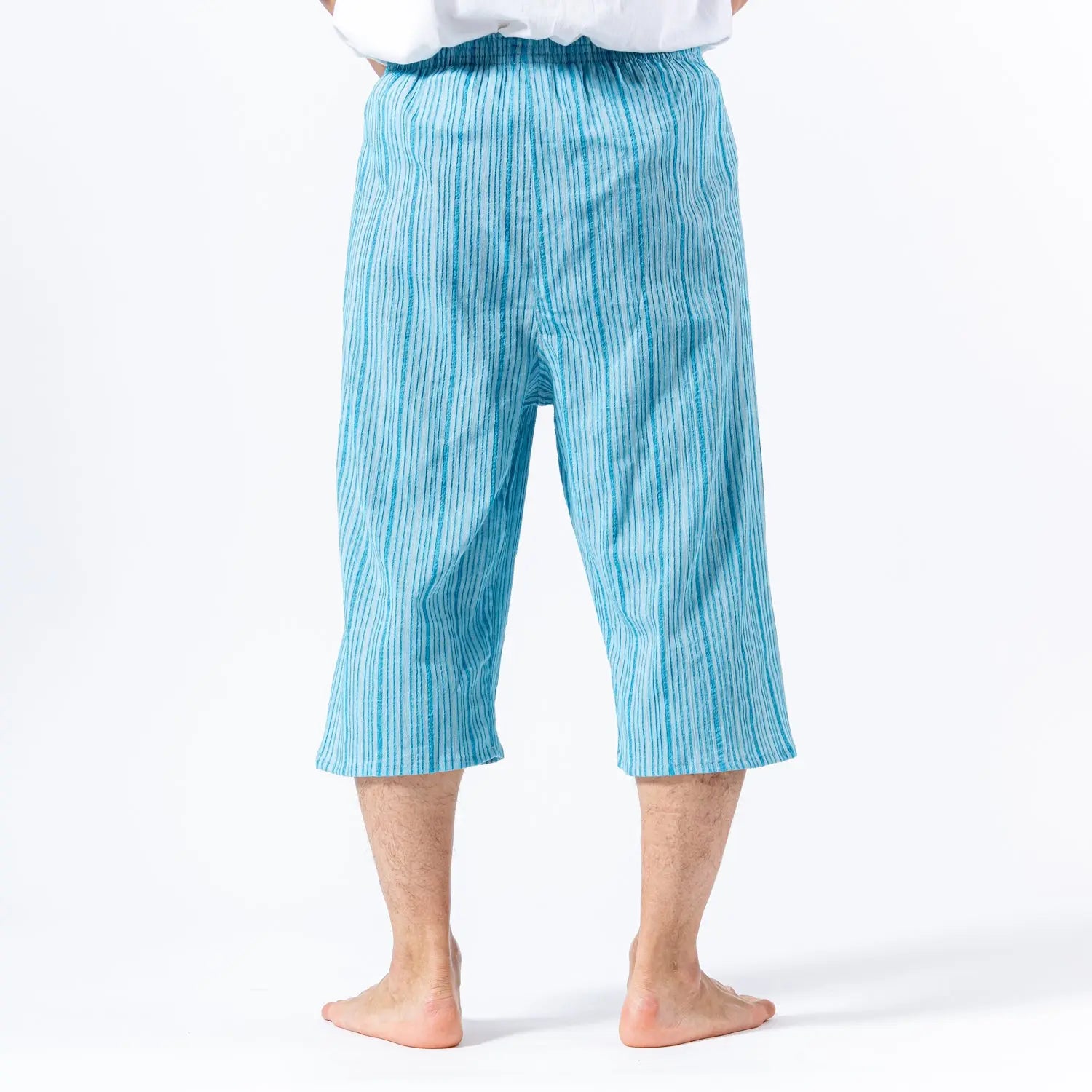 Aquascutum アクアスキュータム ステテコ 26S ランダム空羽クレープ ストライプ 裏打ちゴム - ステテコ・ロングパンツ  RENOWNINX ONLINE SHOP