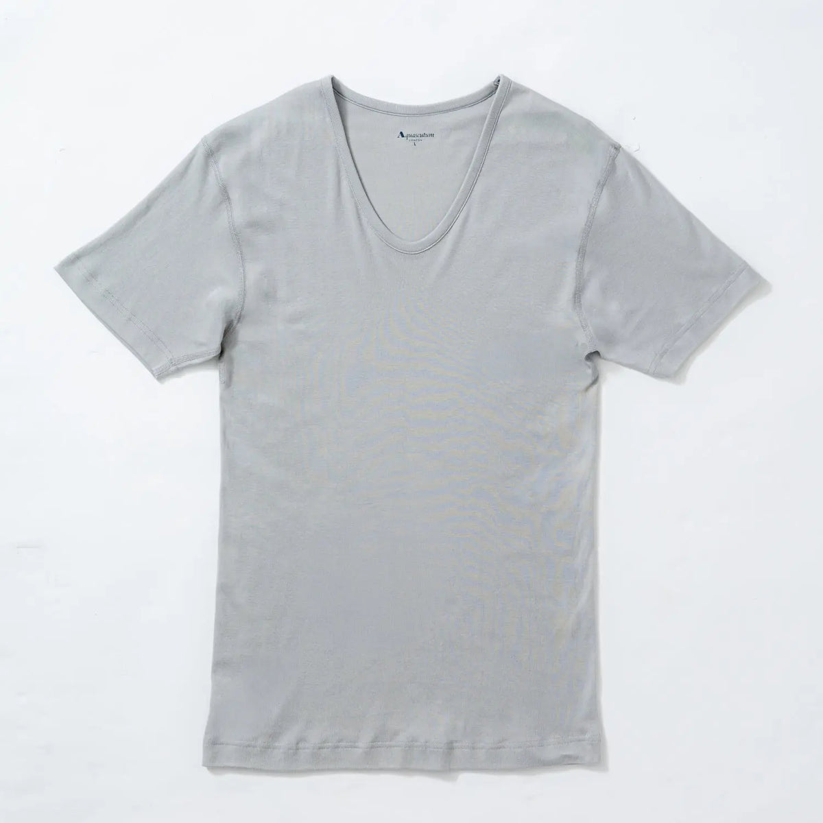 Aquascutum アクアスキュータムクラシックライン 半袖U首 柔らか綿 - トップス  RENOWNINX ONLINE SHOP