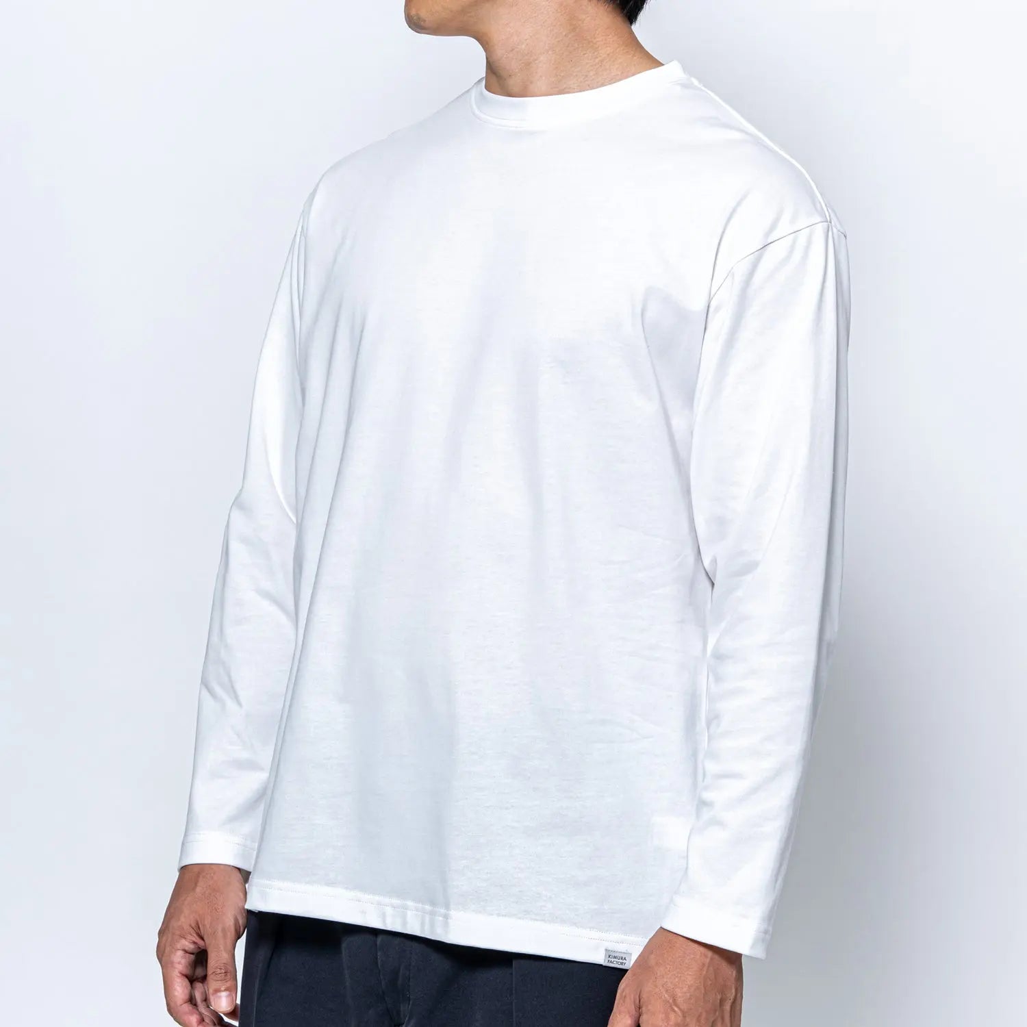 木村メリヤス工場 クルーネック長袖T ピマコットン - トップス  RENOWNINX ONLINE SHOP