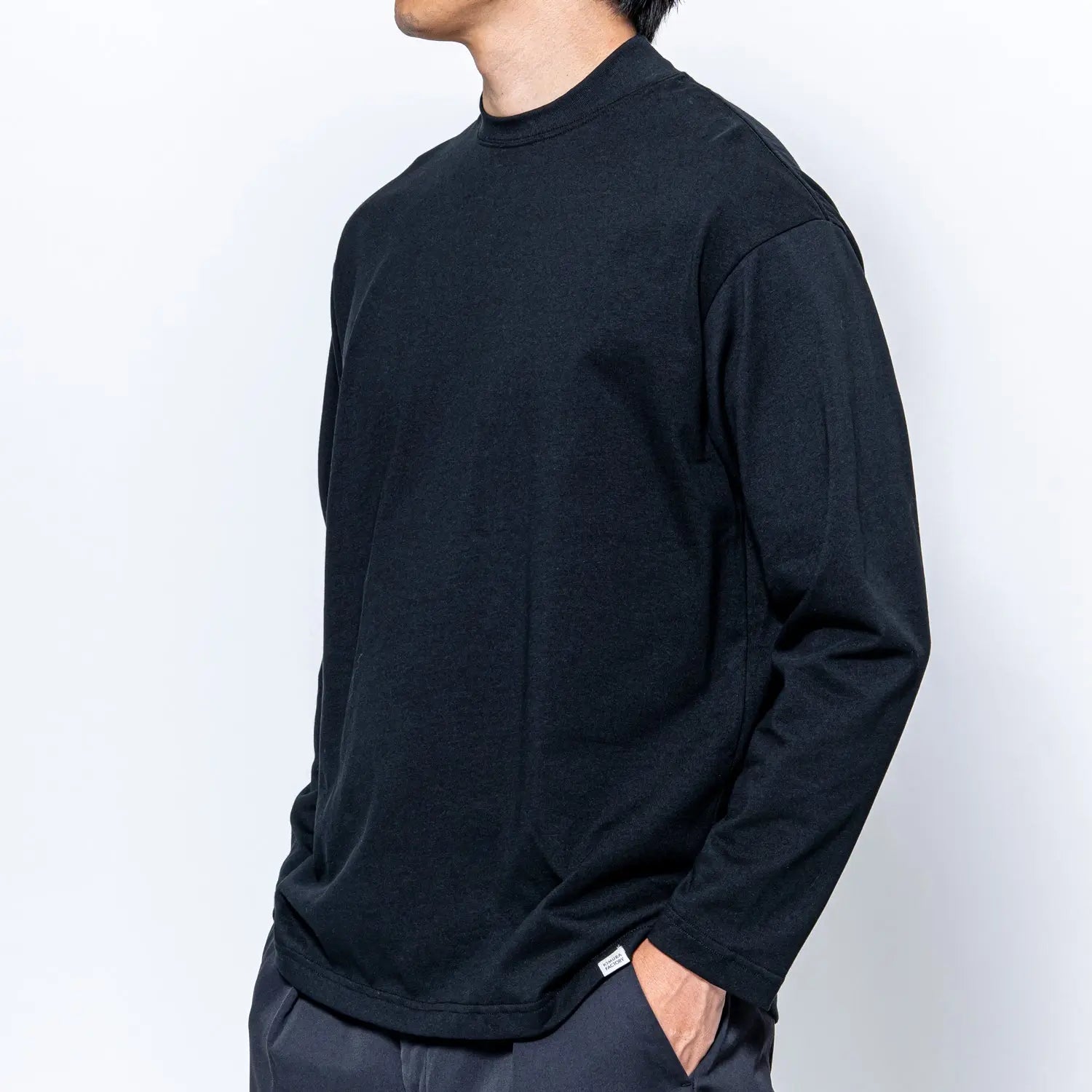 木村メリヤス工場 バックハイネック長袖T ピマコットン - トップス  RENOWNINX ONLINE SHOP