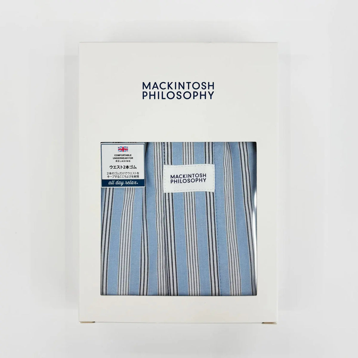 MACKINTOSH PHILOSOPHY マッキントッシュ フィロソフィー トランクス 2本ゴム 26FW ストライプ - パンツ  RENOWNINX ONLINE SHOP