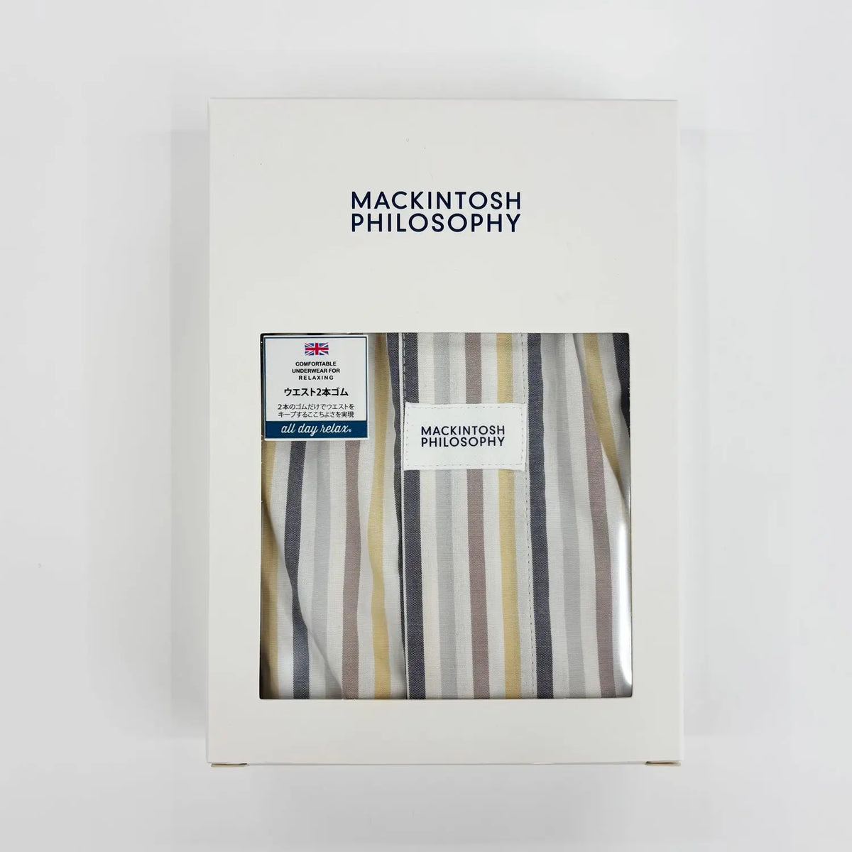 MACKINTOSH PHILOSOPHY マッキントッシュ フィロソフィー トランクス 2本ゴム 26FW ストライプ - パンツ  RENOWNINX ONLINE SHOP