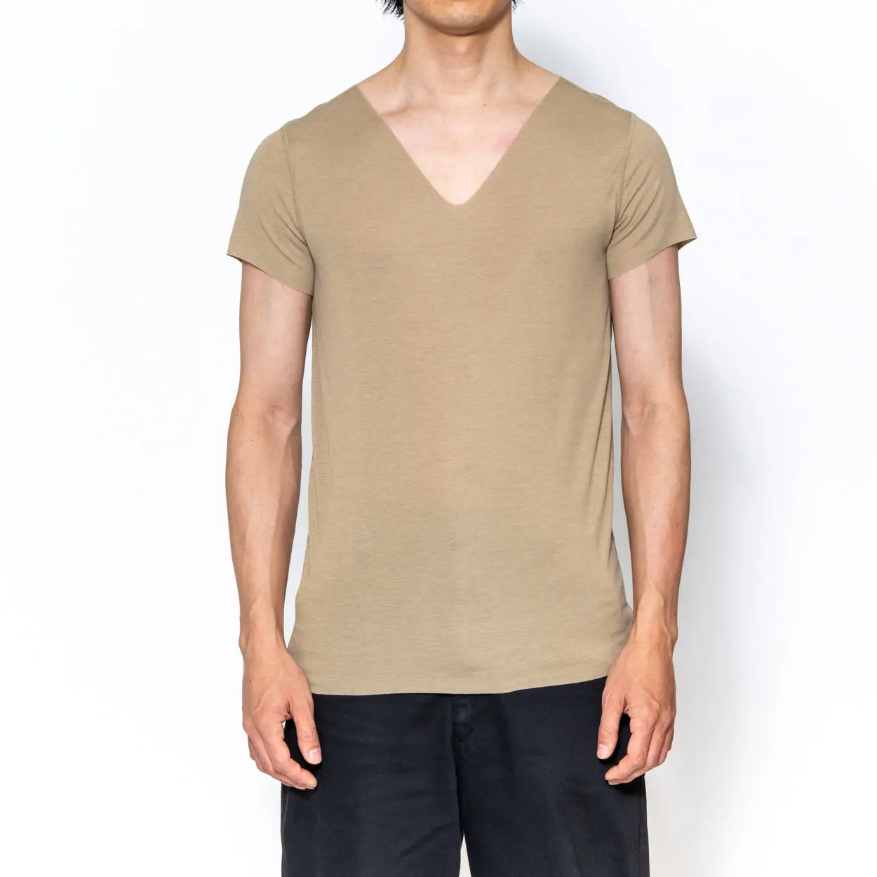 木村メリヤス工場 Vネック カットオフTシャツ - トップス  RENOWNINX ONLINE SHOP