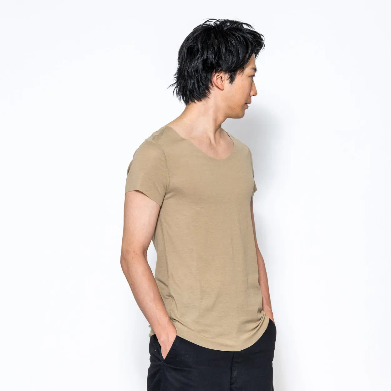 木村メリヤス工場 ボートネック カットオフTシャツ - トップス  RENOWNINX ONLINE SHOP