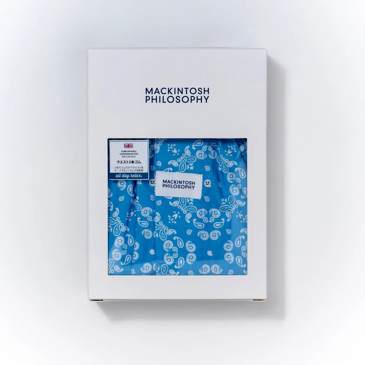 MACKINTOSH PHILOSOPHY マッキントッシュ フィロソフィー トランクス 2本ゴム 26SS ゴーストバンダナ - パンツ  RENOWNINX ONLINE SHOP