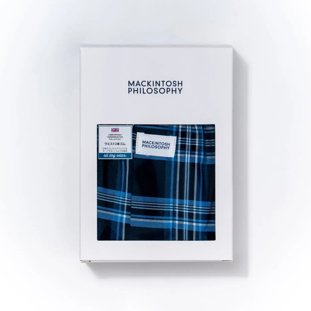 MACKINTOSH PHILOSOPHY マッキントッシュ フィロソフィー トランクス 2本ゴム 26SS チェックゴースト - パンツ  RENOWNINX ONLINE SHOP