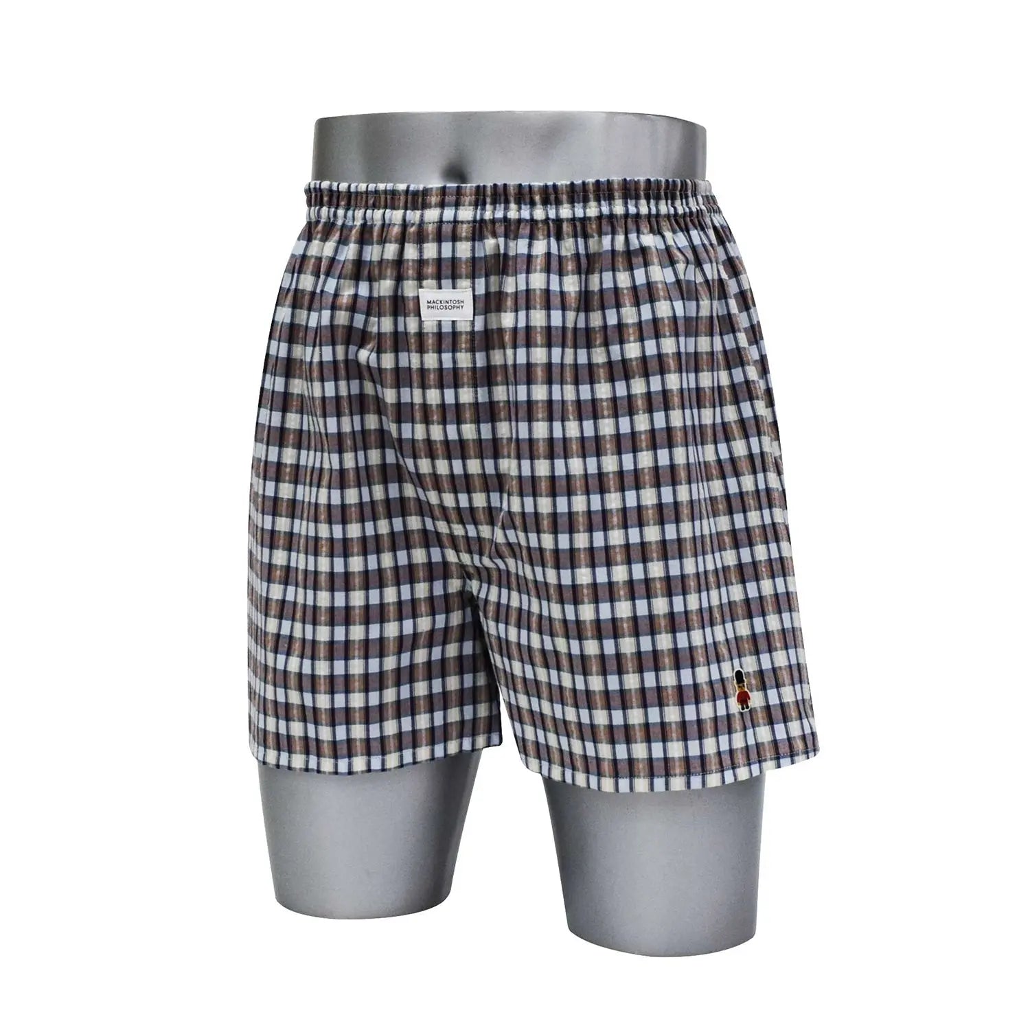 MACKINTOSH PHILOSOPHY マッキントッシュ フィロソフィー トランクス 2本ゴム 26SS サッカーチェック - パンツ  RENOWNINX ONLINE SHOP