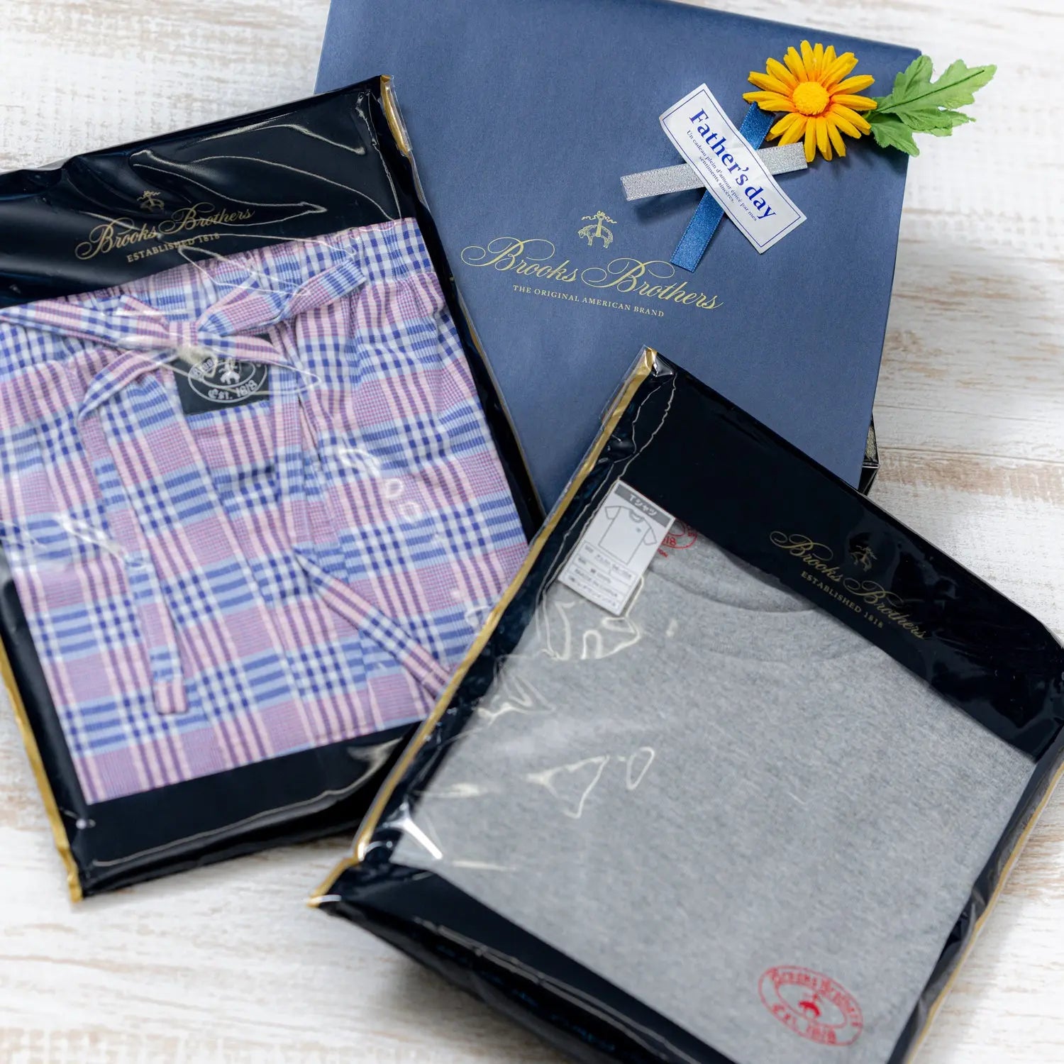 【オンライン限定】父の日ギフト BROOKS BROTHERS ブルックス ブラザーズ リラクシング上下セット（Tシャツ＆６分丈パンツ） - パジャマ  RENOWNINX ONLINE SHOP