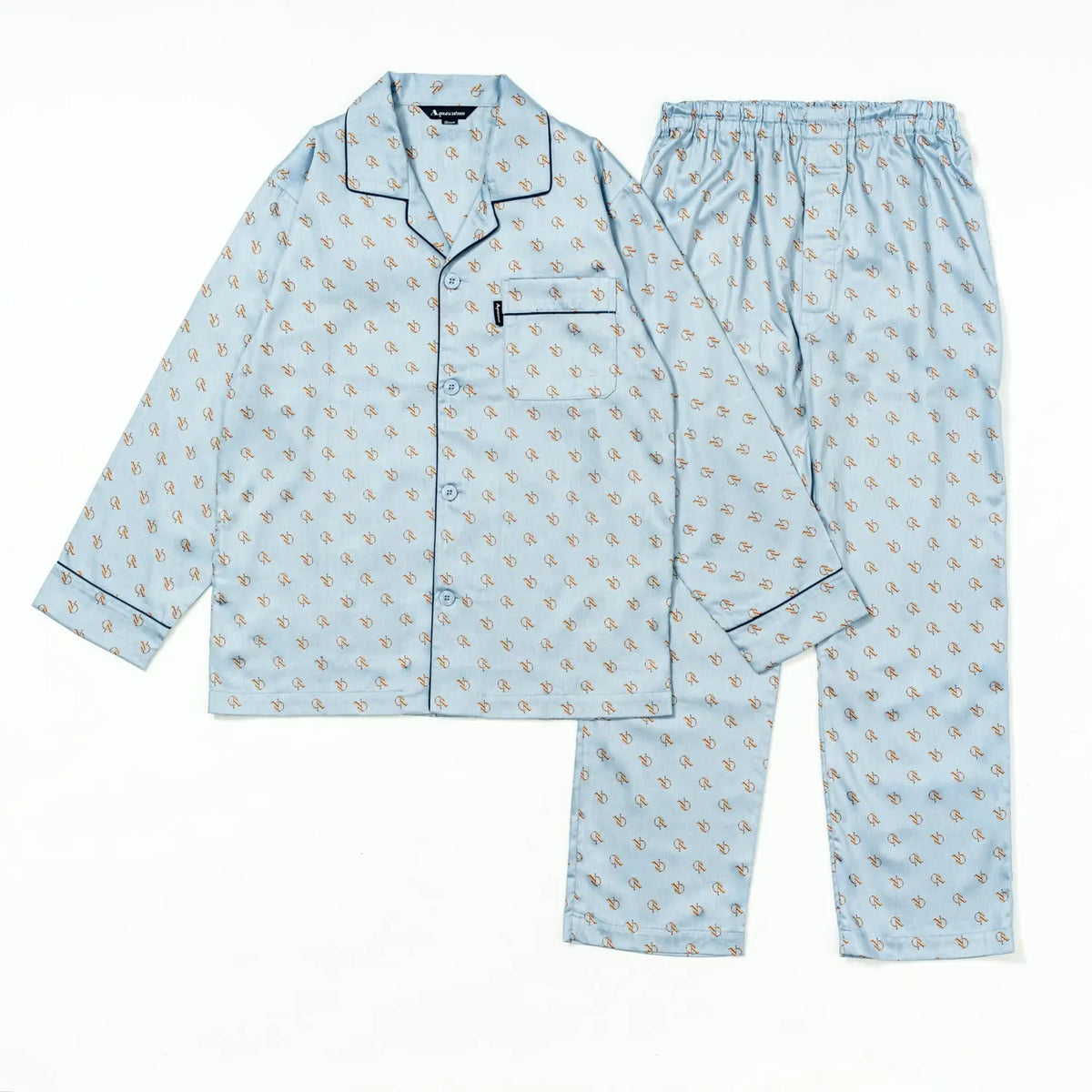 Aquascutum アクアスキュータムクラシックライン パジャマ 超長綿 サテンPTメタルAQ - パジャマ  RENOWNINX ONLINE SHOP