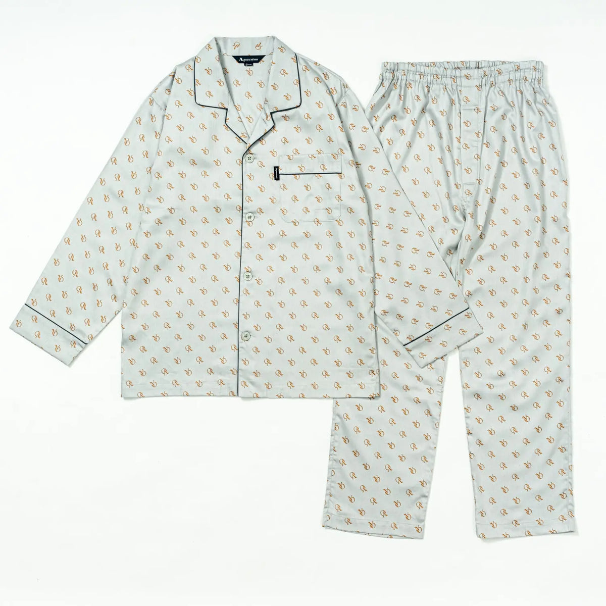 Aquascutum アクアスキュータムクラシックライン パジャマ 超長綿 サテンPTメタルAQ - パジャマ  RENOWNINX ONLINE SHOP
