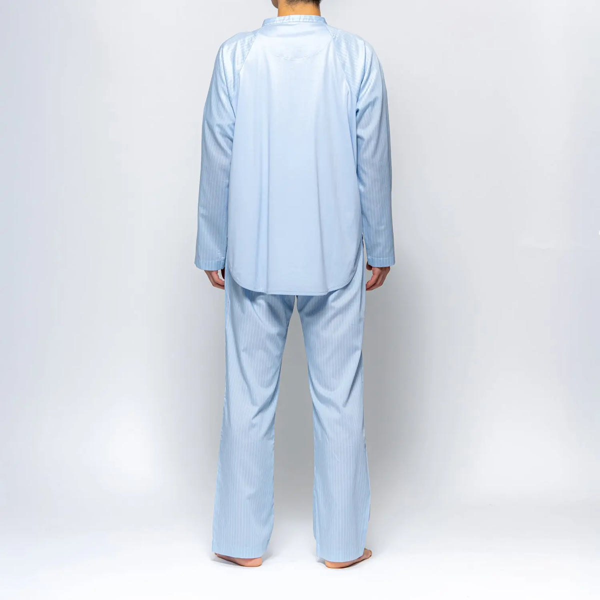Nemurino パジャマ サテンストライプ スタンドネック BACKキリカエ - パジャマ  RENOWNINX ONLINE SHOP