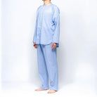 Nemurino パジャマ サテンストライプ スタンドネック BACKキリカエ - パジャマ  RENOWNINX ONLINE SHOP
