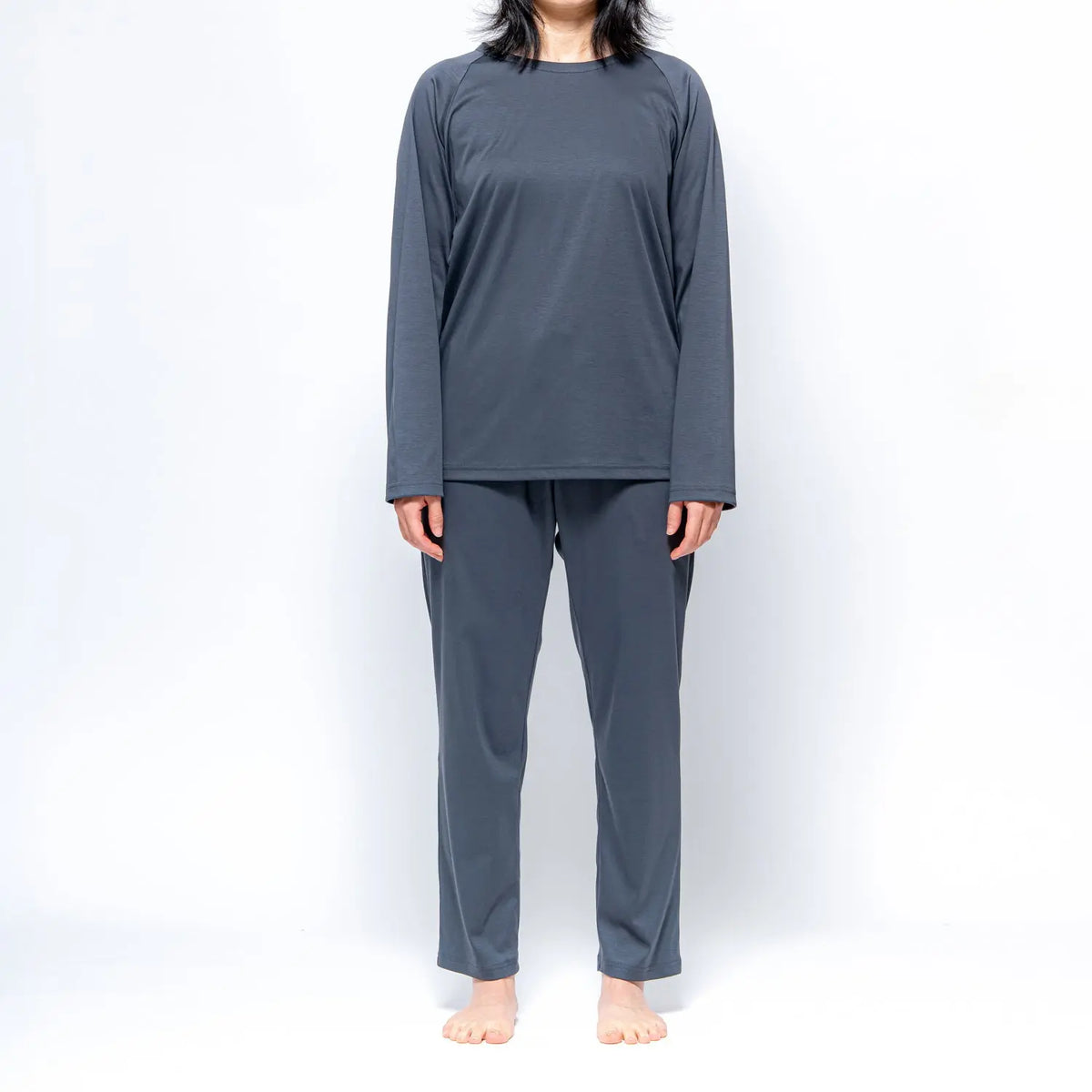 Nemurino パジャマ リキッドコットンスムース ラグランスリープ クルーネック - パジャマ  RENOWNINX ONLINE SHOP
