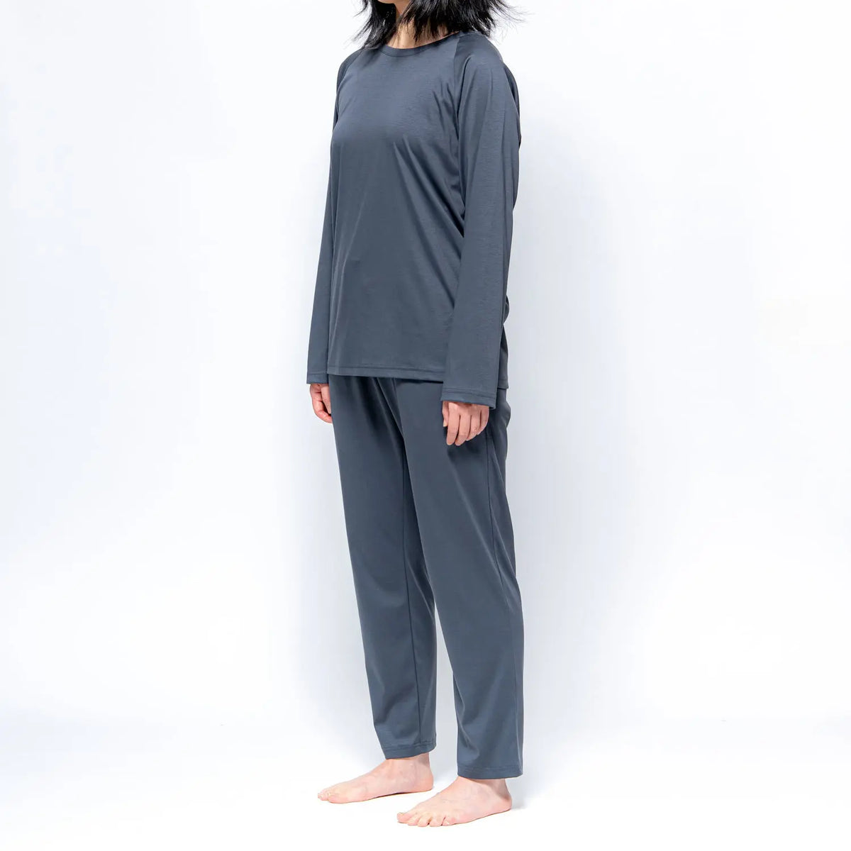 Nemurino パジャマ リキッドコットンスムース ラグランスリープ クルーネック - パジャマ  RENOWNINX ONLINE SHOP