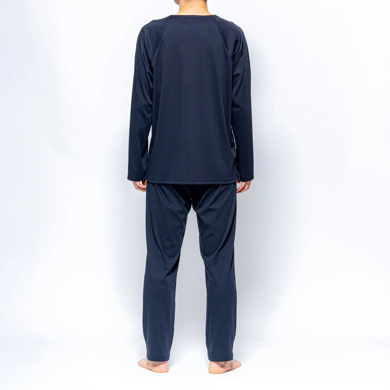 Aquascutum アクアスキュータム ウールダブルニット杢無地ミドルガウン