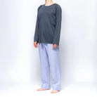 Nemurino パジャマ サテンストライプ リラクシングパンツ - パジャマ  RENOWNINX ONLINE SHOP