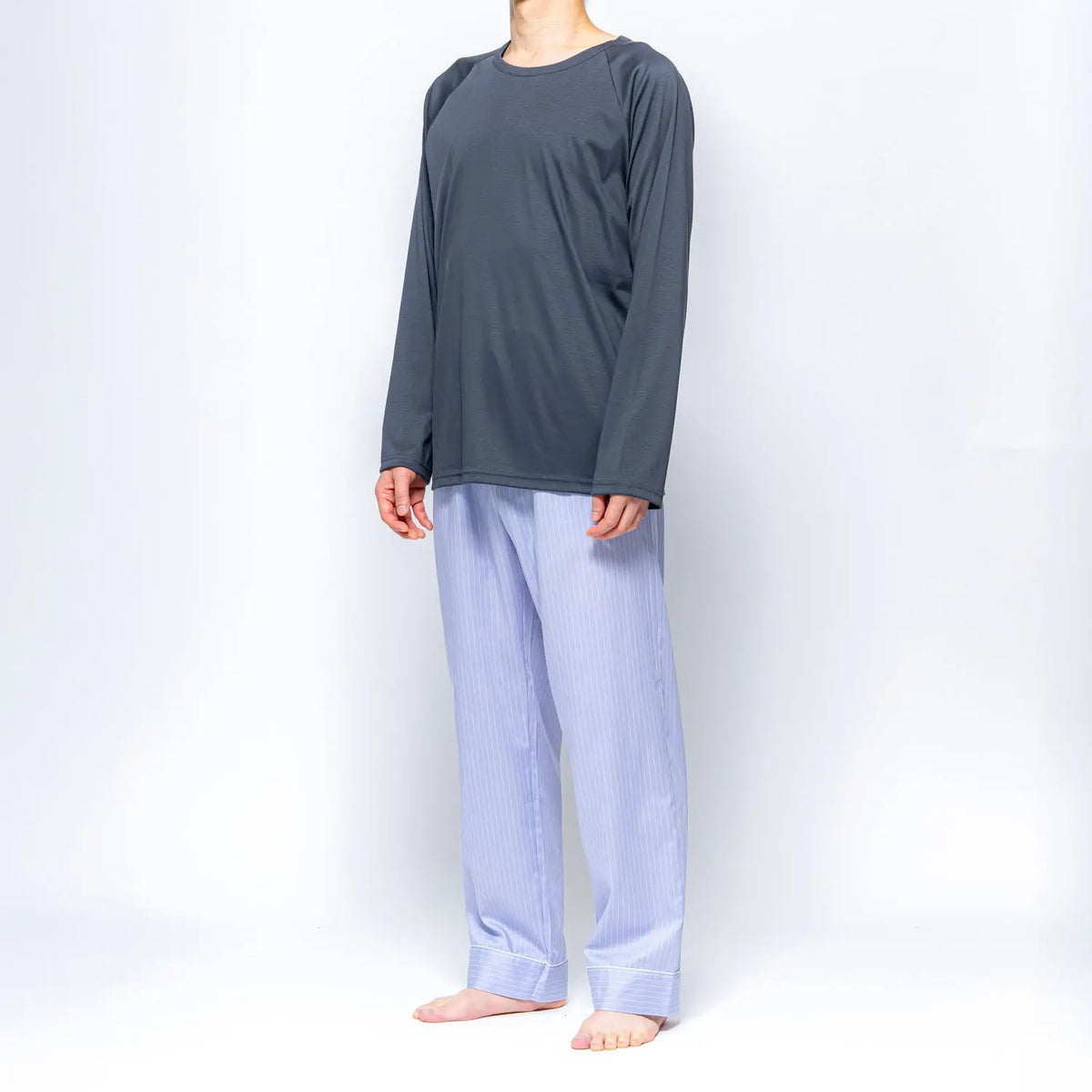 Nemurino パジャマ サテンストライプ リラクシングパンツ - パジャマ  RENOWNINX ONLINE SHOP