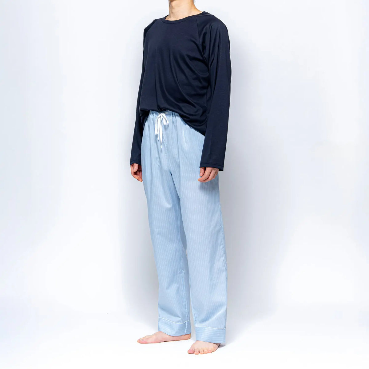 Nemurino パジャマ サテンストライプ リラクシングパンツ - パジャマ  RENOWNINX ONLINE SHOP