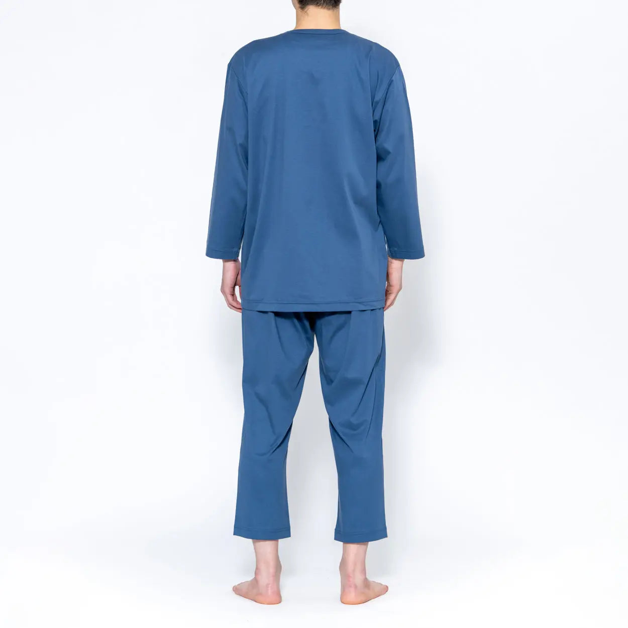 Aquascutum パジャマ スムース 8分袖 8分丈パンツ 綿100% - RENOWNINX